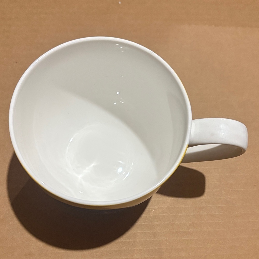 Yellow Dog Mug with Pink Glasses - Picture 4 of 4